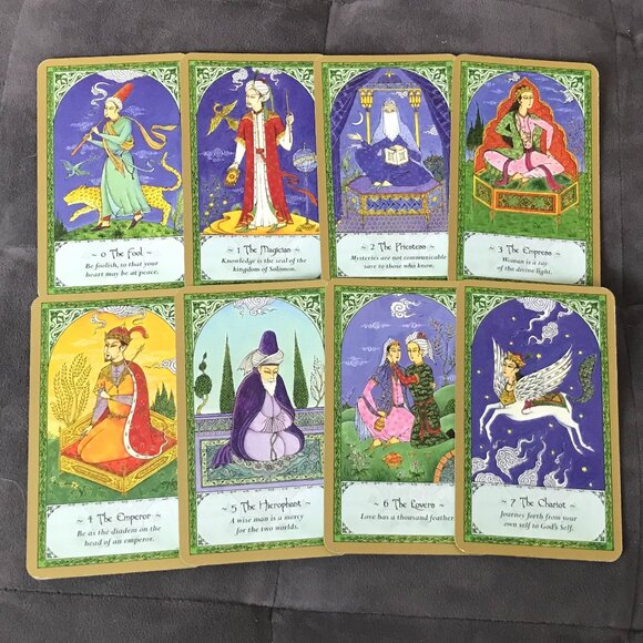 The Rumi Tarot RARE OOP Nigel Jackson - Picture 3 of 11